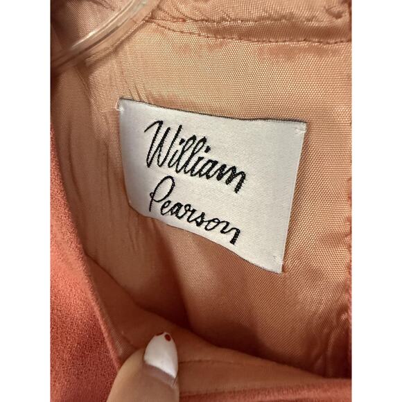 Vintage William Pearson Dress Womens 12 Long Sleeve Lined Bow 90s - Picture 6 of 9